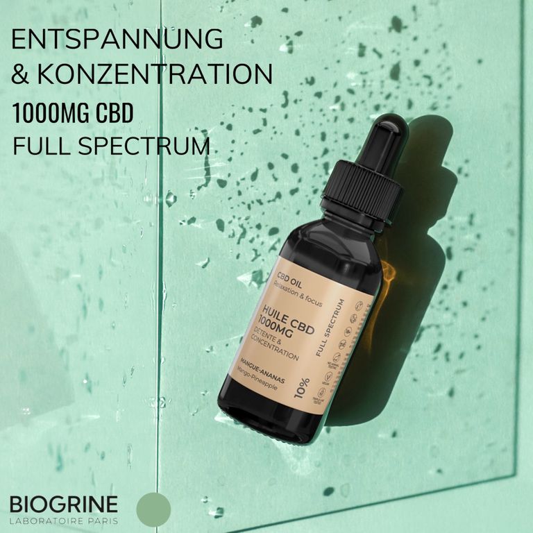 Shopapotheke BIOGRINE CBD-ÖL 10 % Mango-Ananas