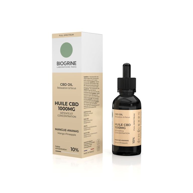 shopapotheke BIOGRINE CBD-ÖL 10 % Mango-Ananas