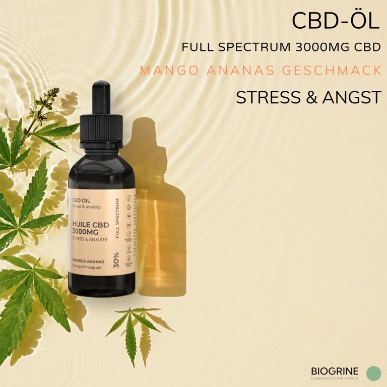 Shopapotheke BIOGRINE CBD-ÖL 30 % Mango-Ananas