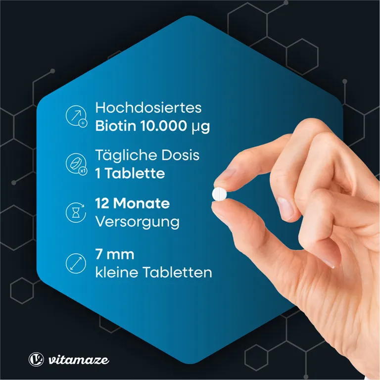 Shopapotheke BIOTIN 10 Mg Hochdosiert + Zink + Selen
