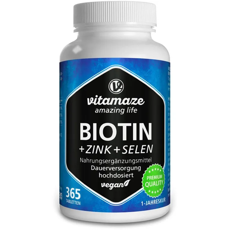 shopapotheke BIOTIN 10 mg hochdosiert + Zink + Selen