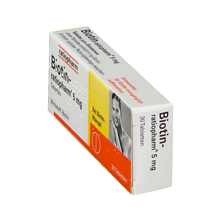 Shopapotheke Biotin-ratiopharm® 5 Mg Tabletten