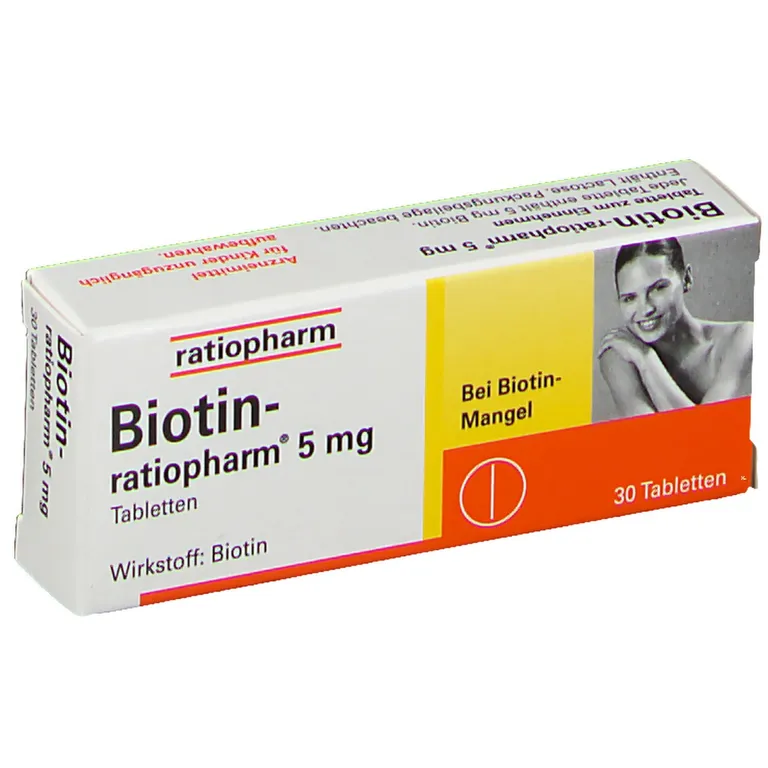 Shopapotheke Biotin-ratiopharm® 5 Mg Tabletten
