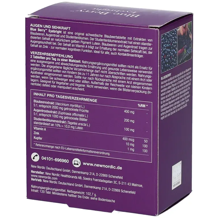 Shopapotheke Blue Berry Tabletten
