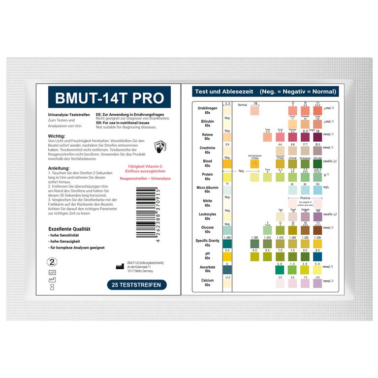 shopapotheke BMUT 14in1 Gesundheitstest für Urin