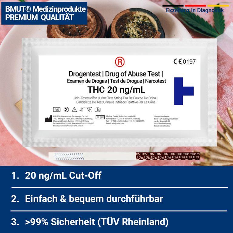Shopapotheke BMUT THC – Drogentest Teststreifen Urin