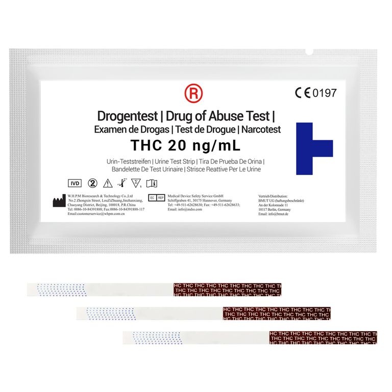 shopapotheke BMUT THC – Drogentest Teststreifen Urin