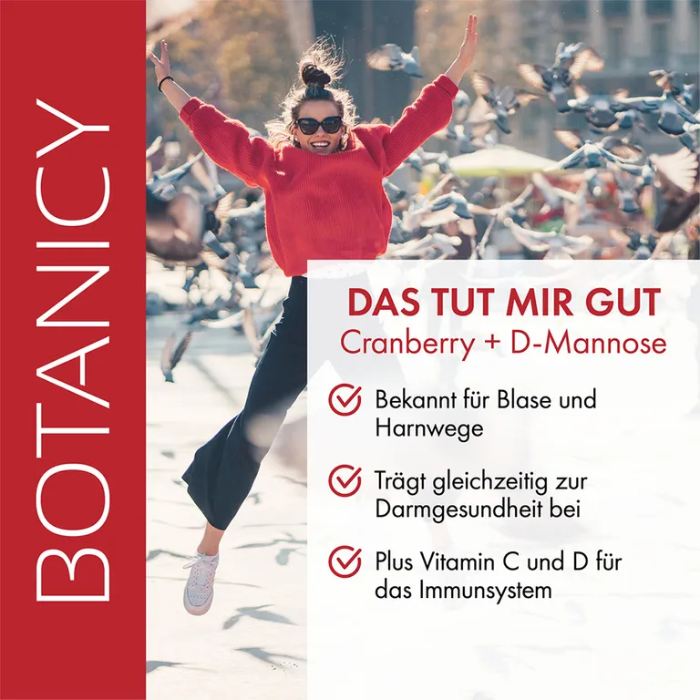 Shopapotheke BOTANICY Cranberry + D-Mannose