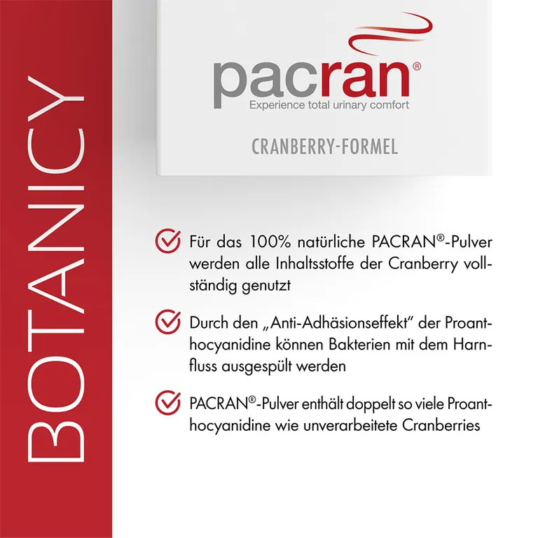 Shopapotheke BOTANICY Cranberry + D-Mannose