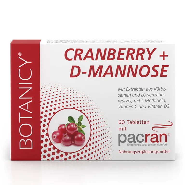 shopapotheke BOTANICY Cranberry + D-Mannose