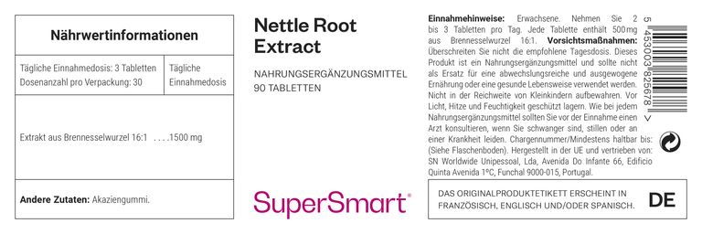 Shopapotheke Brennnesselwurzel-Extrakt - SuperSmart