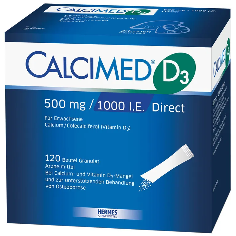 shopapotheke CALCIMED® D3 500mg / 1000 I.E. Direct