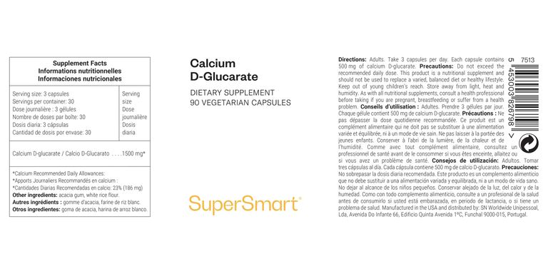 Shopapotheke Calcium-D-Glucarat - SuperSmart