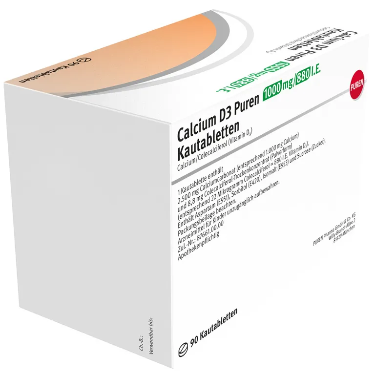 Shopapotheke Calcium D3 Puren 1000 Mg / 880 I.E