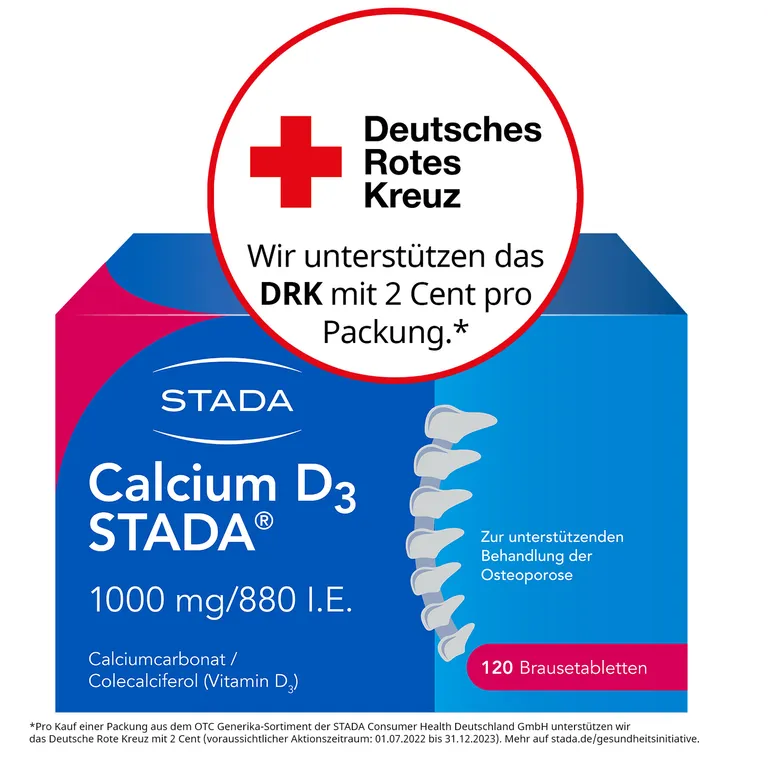 Shopapotheke Calcium D3 STADA® 1000 Mg/880 I.E