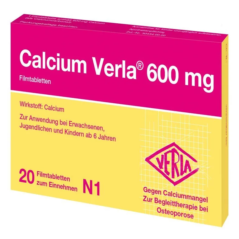 shopapotheke Calcium Verla® 600 mg Filmtabletten