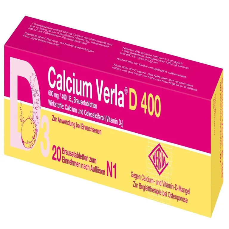 shopapotheke Calcium Verla® D 400 Brausetabletten