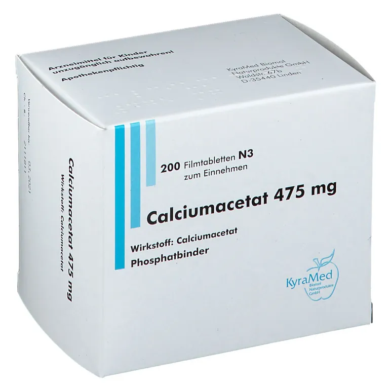 Shopapotheke Calciumacetat 475 Mg Filmtabletten