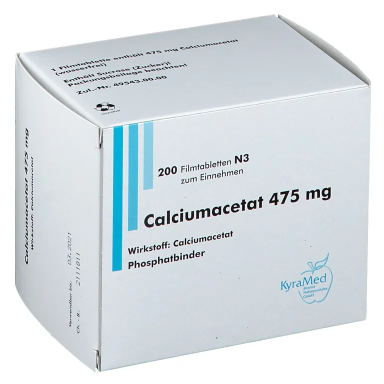 shopapotheke Calciumacetat 475 mg Filmtabletten