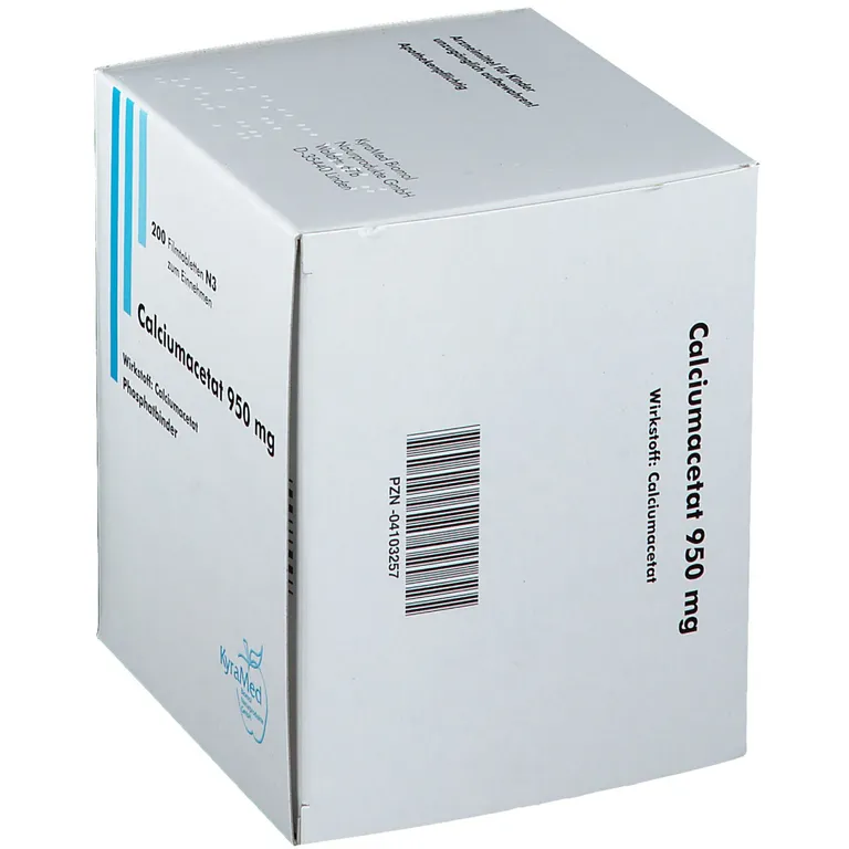 Shopapotheke Calciumacetat 950 Mg Filmtabletten