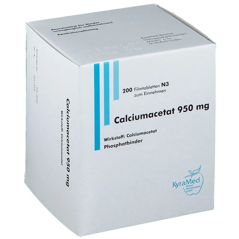 Shopapotheke Calciumacetat 950 Mg Filmtabletten