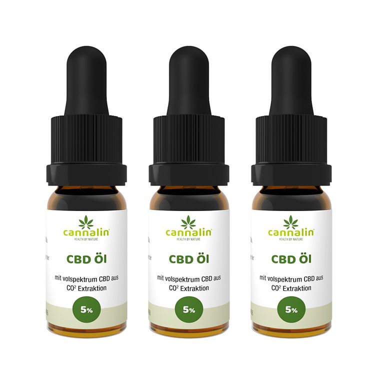 shopapotheke Cannalin - 3x CBD Öl Vollspektrum - 5%