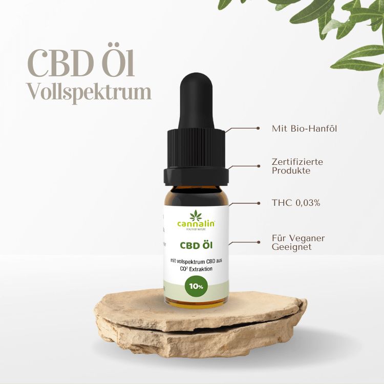 Shopapotheke Cannalin - CBD Öl Vollspektrum - 10% - 30ml