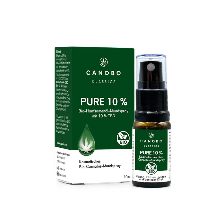shopapotheke CANOBO PURE 10% Bio CBD Mundspray