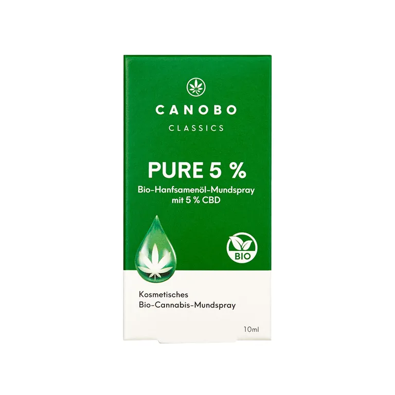 Shopapotheke CANOBO PURE 5% Bio CBD Mundspray