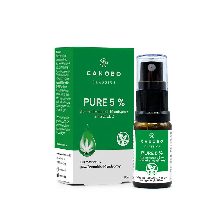 shopapotheke CANOBO PURE 5% Bio CBD Mundspray