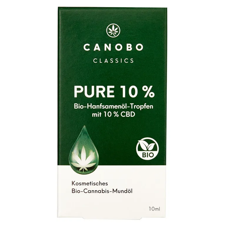 Shopapotheke CANOBO PURE Bio CBD10% Cannabis Mundöl