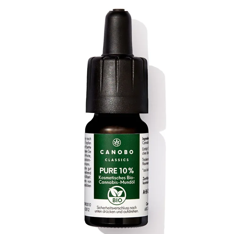 Shopapotheke CANOBO PURE Bio CBD10% Cannabis Mundöl