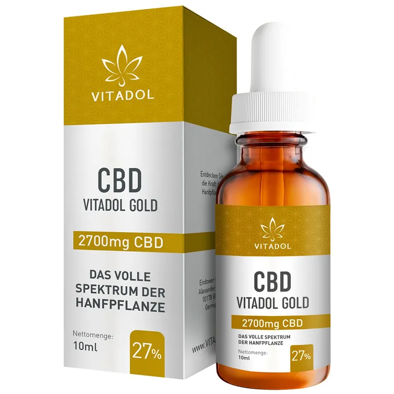 shopapotheke CBD27% Bio Hanfextrakt Öl - Vitadol Gold