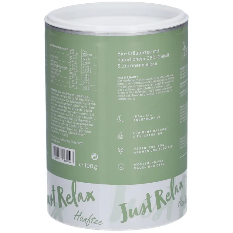 Shopapotheke CBDVITAL Bio Hanftee Just Relax