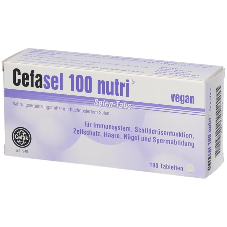 Shopapotheke Cefasel 100 Nutri® Selen Tabs