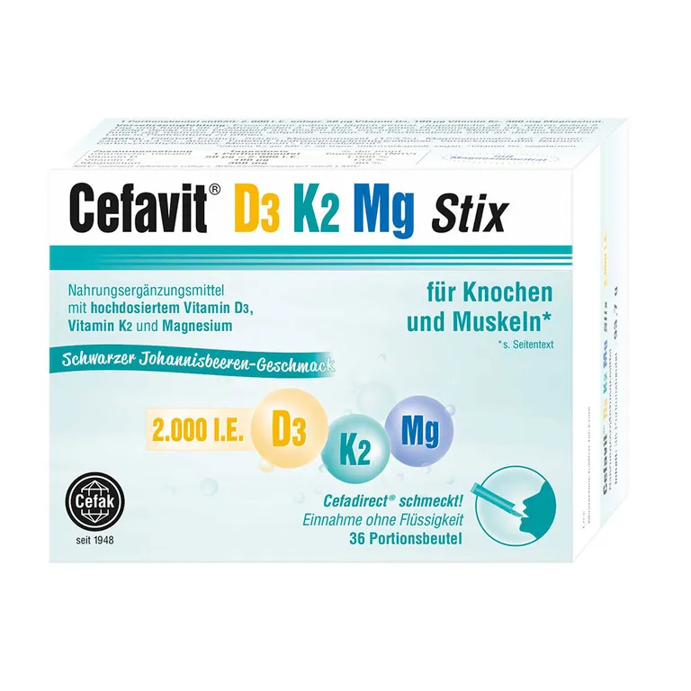 shopapotheke Cefavit D3 K2 Mg 2000 I.E. Stix