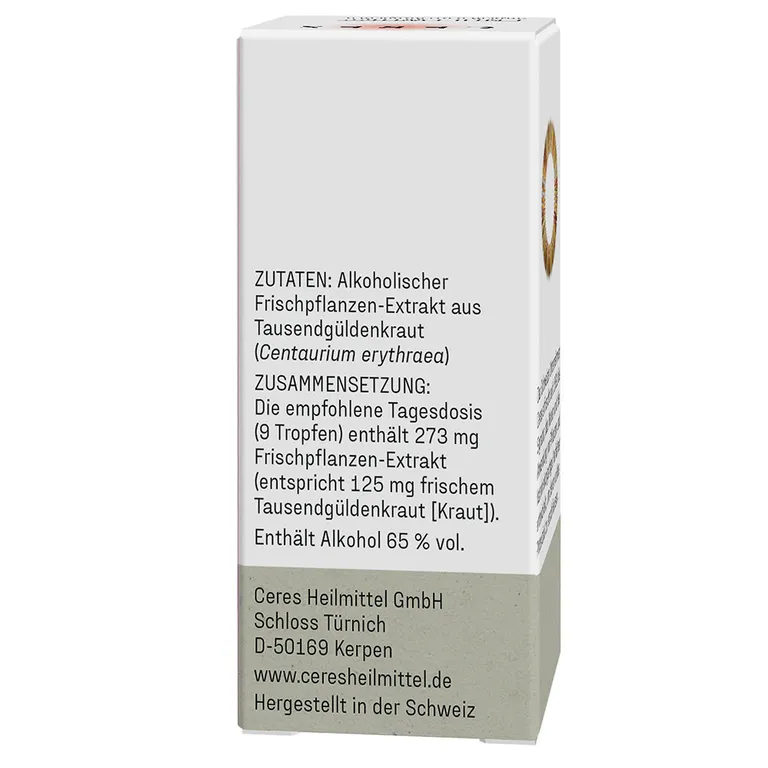 Shopapotheke CERES Tausend Güldenkraut Centaurium