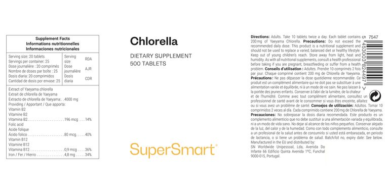 Shopapotheke Chlorella - SuperSmart