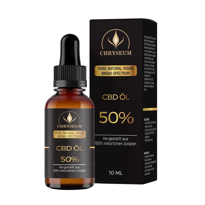 Shopapotheke Chryseum®- 50 % CBD Öl Vollspektrum