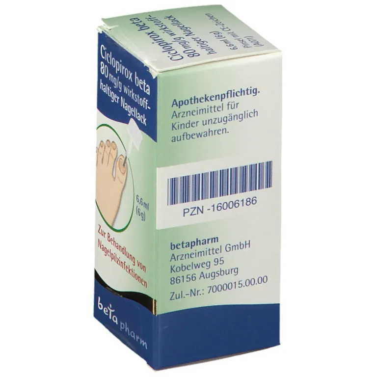 Shopapotheke Ciclopirox Beta 80 Mg/g
