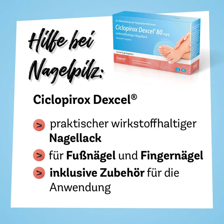 Shopapotheke Ciclopirox Dexcel® 80 Mg/g