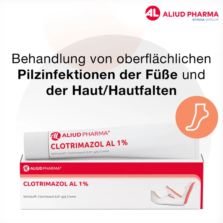 Shopapotheke Clotrimazol AL 1% Bei Fußpilz