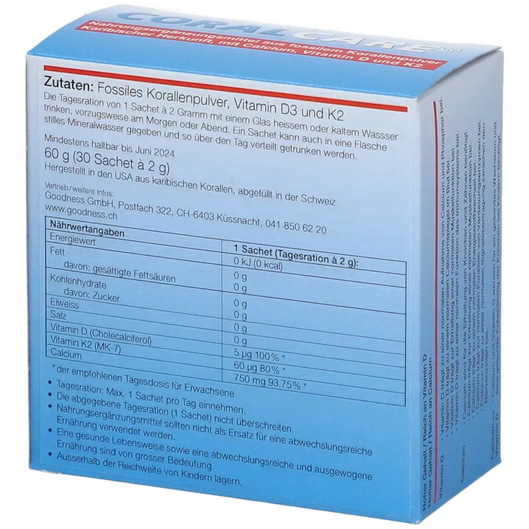 Shopapotheke CORALCARE Mit Vitamin D3 Und K2