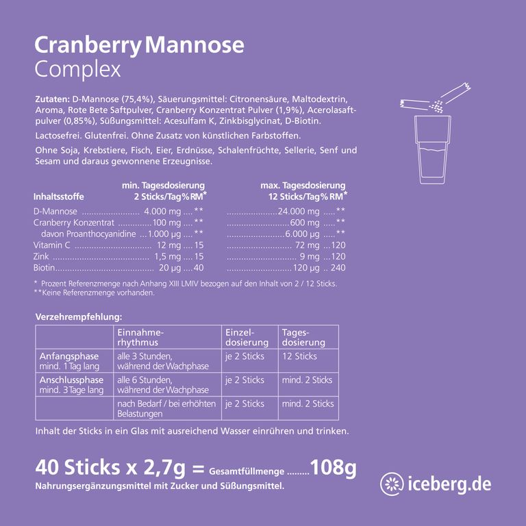 Shopapotheke Cranberry Mannose Complex