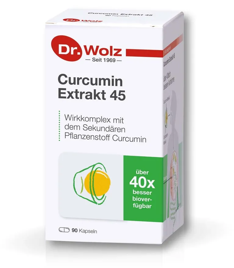 Shopapotheke Curcumin Extrakt 45 Kapseln