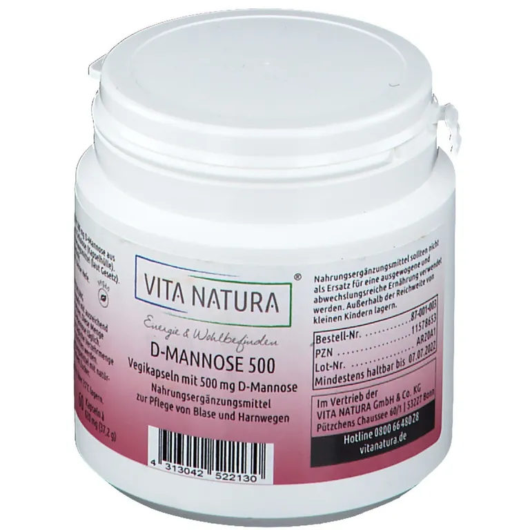 Shopapotheke D-Mannose 500 Mg