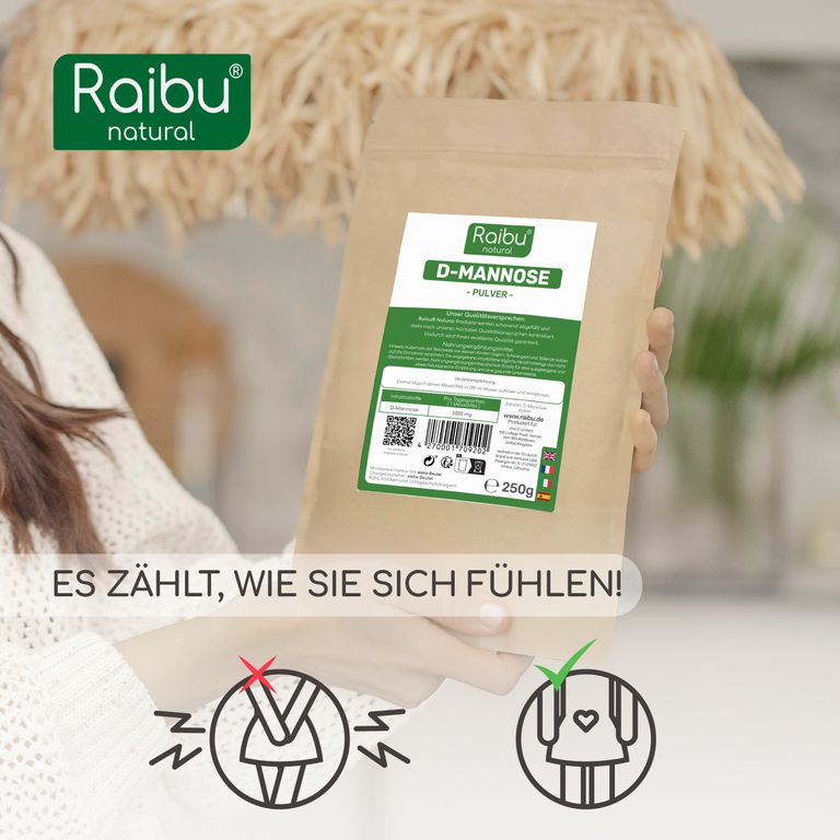 Shopapotheke D-Mannose Pulver 250 G - RAIBU