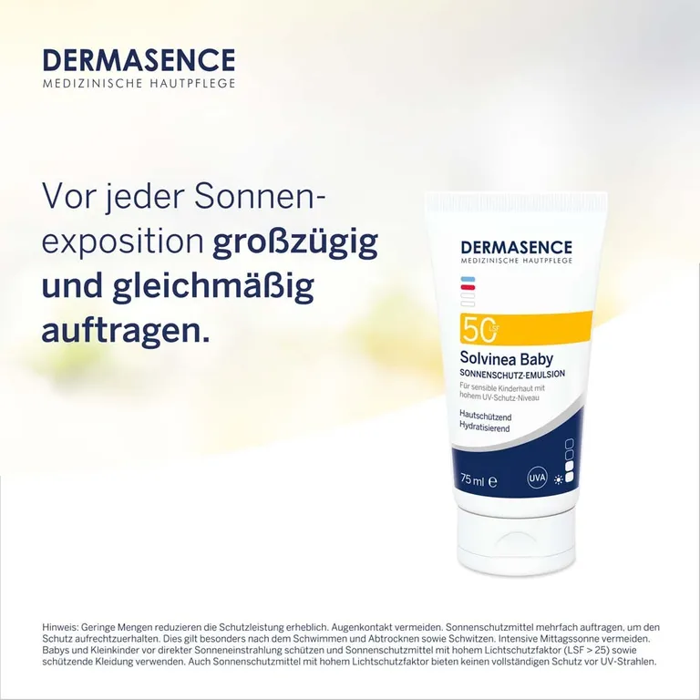 Shopapotheke Dermasence Solvinea Baby Creme LSF 50
