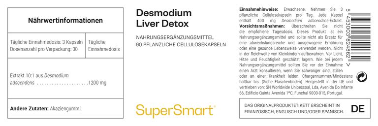 Shopapotheke Desmodium Liver Detox - SuperSmart
