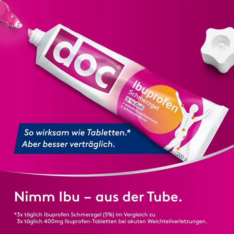 Shopapotheke Doc® Ibuprofen Schmerzgel